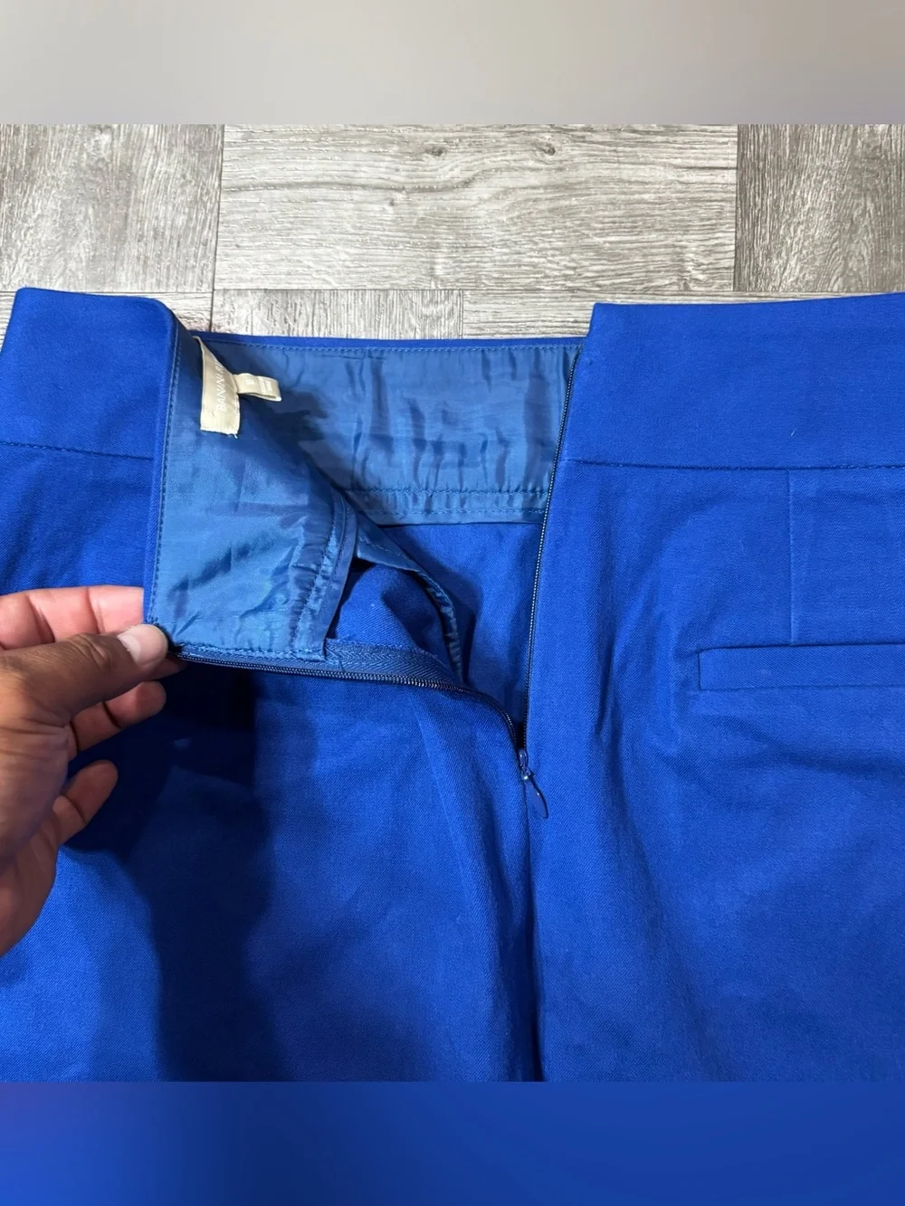 Banana Republic Blue Pencil Skirt